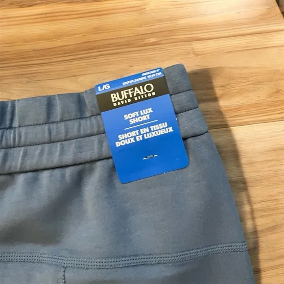 NEW Buffalo David Bitton Women's High-rise Soft Lux Short Size Large Blue - Picture 7 of 9